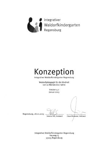 Konzeption (Fassung DIN A4) - Integrativer Waldorfkindergarten