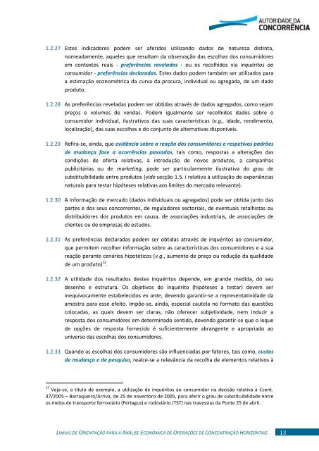 análise económica de operações de concentração horizontais