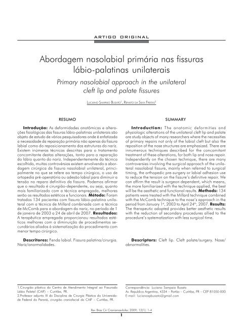 02 - Abordagem nasolabial.p65 - ABCCMF