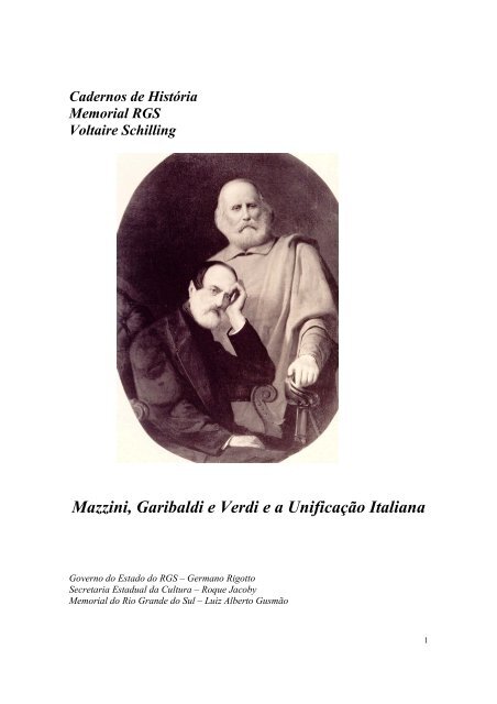 Os italianos só passaram a existir como nação após o ano de 1861, quan