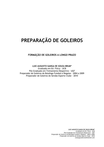 PREPARAÇÃO DE GOLEIROS - Universidade do Futebol