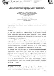 Desenvolvimento urbano e regional de Teresina, Piauí ... - APDR