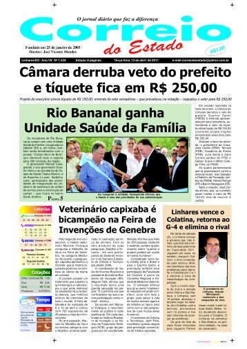 Câmara derruba veto do prefeito e tíquete fica em R$ 250,00