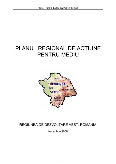 Planul Regional de Actiune pentru Mediu