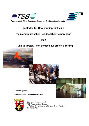 Leitfaden für Geothermieprojekte im rheinland-pfälzischen Teil des ...