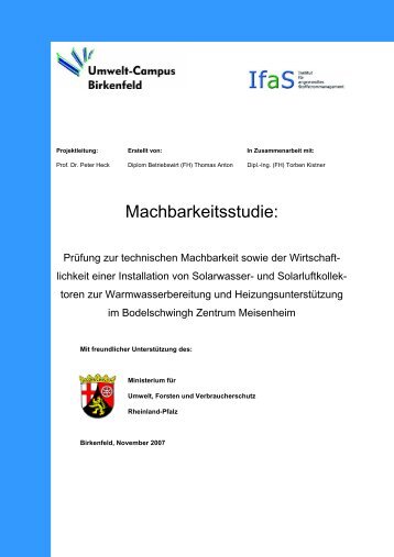 Solarthermie für das Bodelschwingh Zentrum Meisenheim