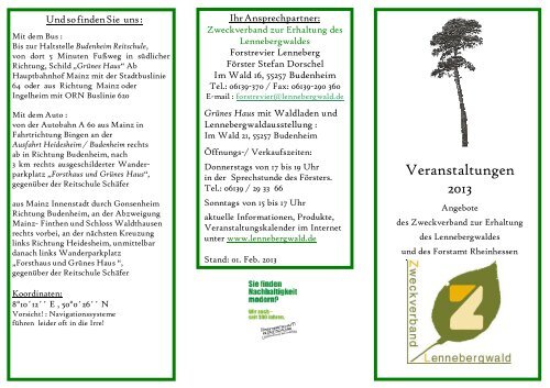 Flyer Programm 2013 Stand Jan 2013 - Landesforsten Rheinland ...