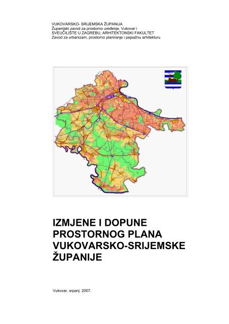 izmjene i dopune prostornog plana vukovarsko-srijemske županije