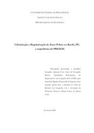 Urbanização e Regularização de Áreas Pobres no Recife, PE: a ...