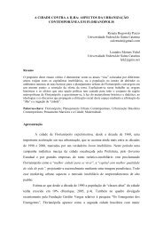 A CIDADE CONTRA A ILHA: ASPECTOS DA URBANIZAÇÃO ...