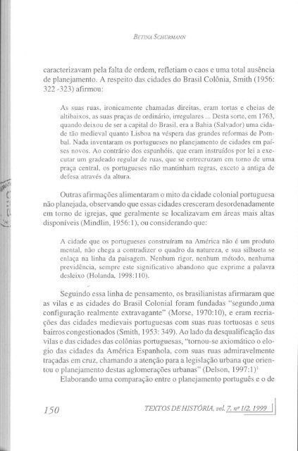 Urbanização colonial na América Latina - Universidade de Brasília