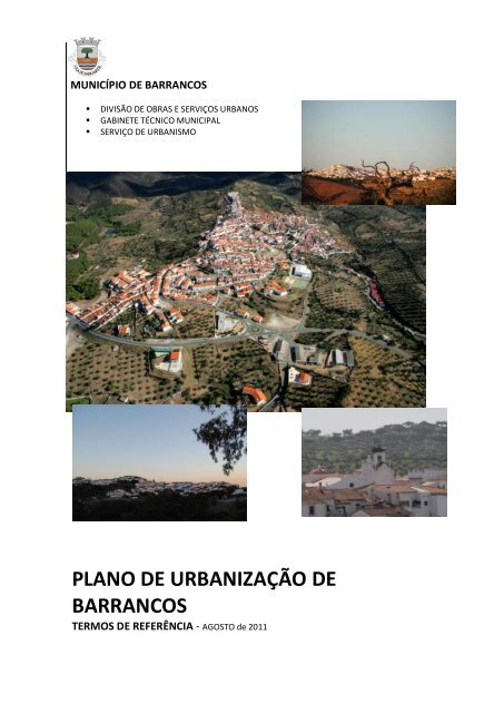 PLANO DE URBANIZAÇÃO DE BARRANCOS - Câmara Municipal ...