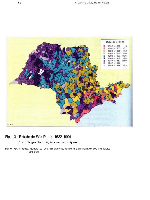 Brasil: urbanização e fronteiras - USP