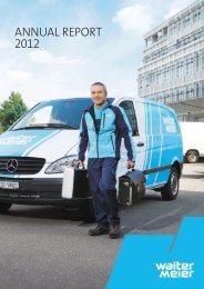annual report 2012 - Walter Meier