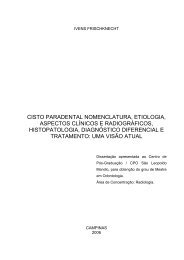 cisto paradental nomenclatura, etiologia, aspectos clínicos e ...