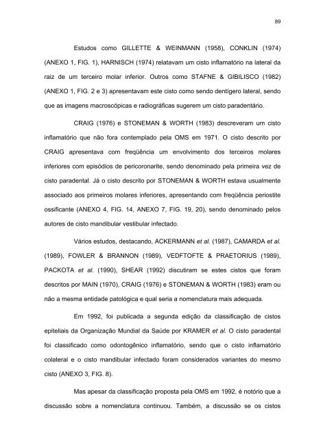 cisto paradental nomenclatura, etiologia, aspectos clínicos e ...