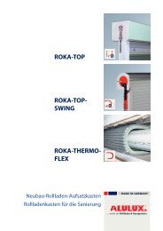 Rollladenkasten für die Sanierung