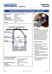 ABWASSER- ANLAGEN - VANDEX