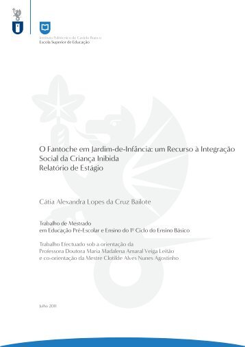 Relatório de Estágio de Cátia Bailote.pdf - Repositório Científico ...