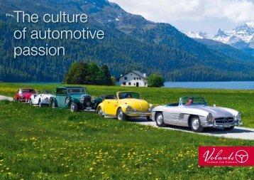 The culture of automotive passion - Volante Classic Car Engadin