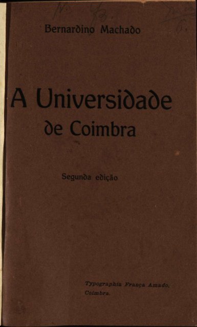 Obra Completa - Universidade de Coimbra