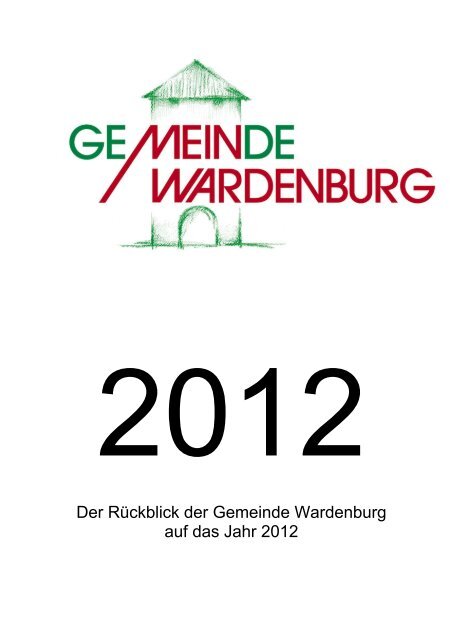 Der Rückblick der Gemeinde Wardenburg auf das Jahr  2012