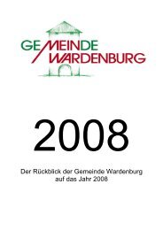 Jahresrückblick 2008 - Gemeinde Wardenburg