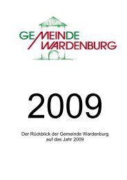Jahresrückblick 2009 - Gemeinde Wardenburg