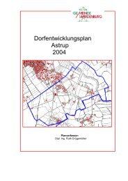 Dorfentwicklungsplan Astrup 2004 - Gemeinde Wardenburg