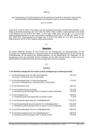Satzung über die Erhebung von Friedhofsgebühren für ... - Warendorf