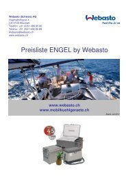 Preisliste Engel 2011 - Webasto