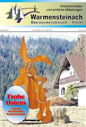 Frohe Ostern - Warmensteinach