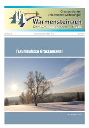 Traumkulisse Grassemann! - Warmensteinach