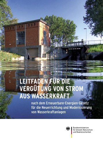 Leitfaden für die Vergütung von Strom aus Wasserkraft nach dem ...