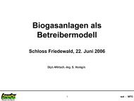 Biogasanlagen als Betreibermodell - wat Ingenieurgesellschaft mbH