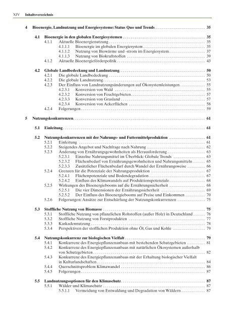 Zukunftsfähige Bioenergie und nachhaltige Landnutzung