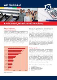 Kaufmännisch, Wirtschaft und Verwaltung - WBS Training AG