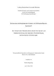 Gibt es eine Aufholphase bei Kindern mit Williams-Beuren-Syndrom?