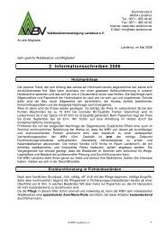 2. Informationsschreiben 2006 - WBV Landshut wV