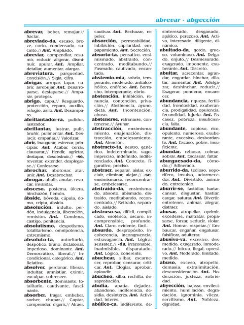 Repudio antónimos