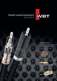 Tuneful sound experience - WBT