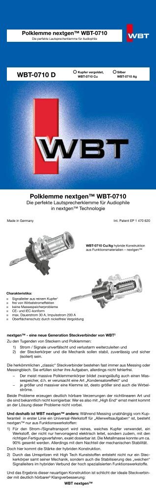 WBT-0710 D