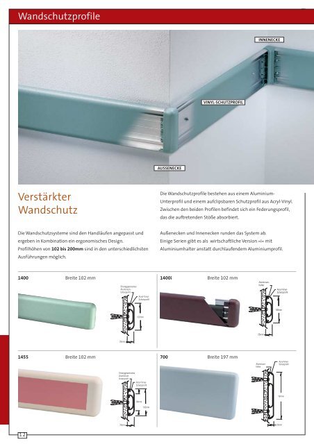 türschutz türzargenschutz kantenschutz handläufe - Webamed GmbH