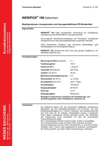 WERIPOX® STANDARD - Weber Bauchemie