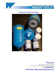 Cooling water filter catalogue