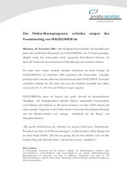 Das Online-Bonusprogramm webmiles steigert den Vertriebserfolg ...