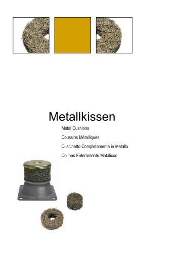 Metallkissen - Weforma