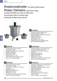 Rotationsdämpfer mit hohem Drehmoment Rotary ... - Weforma