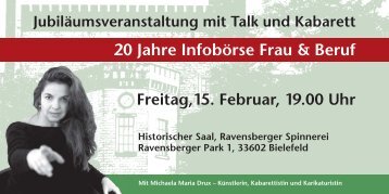 20 Jahre InfobÃ¶rse Frau & Beruf - WEGE mbH