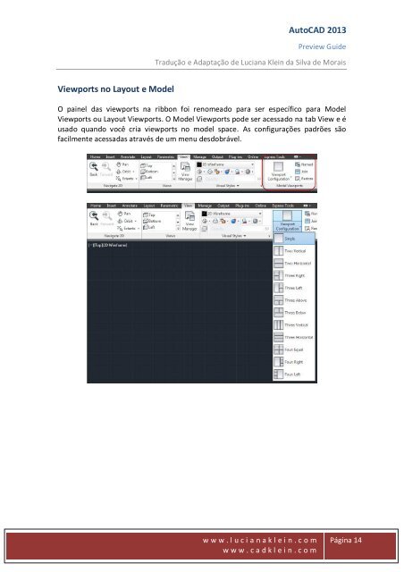 Preview Guide traduzido do AutoCAD 2013 - Autodesk Communities